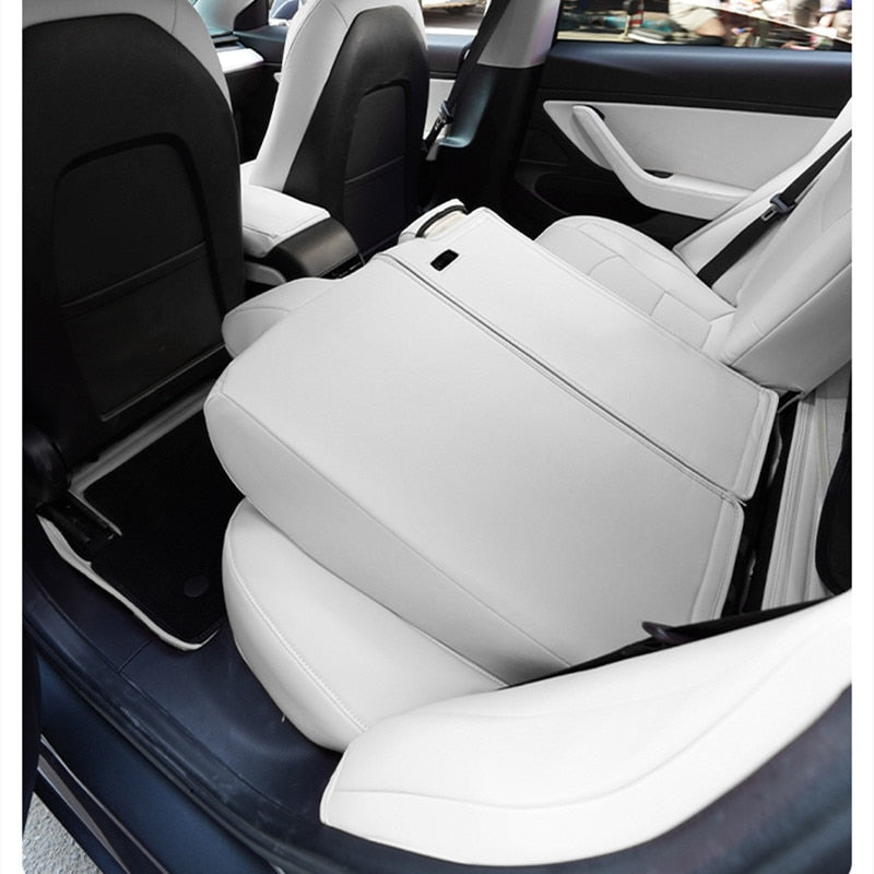 Housses de siège en cuir Nappa pour Tesla Model 3 & Y 2017-2023 Highland