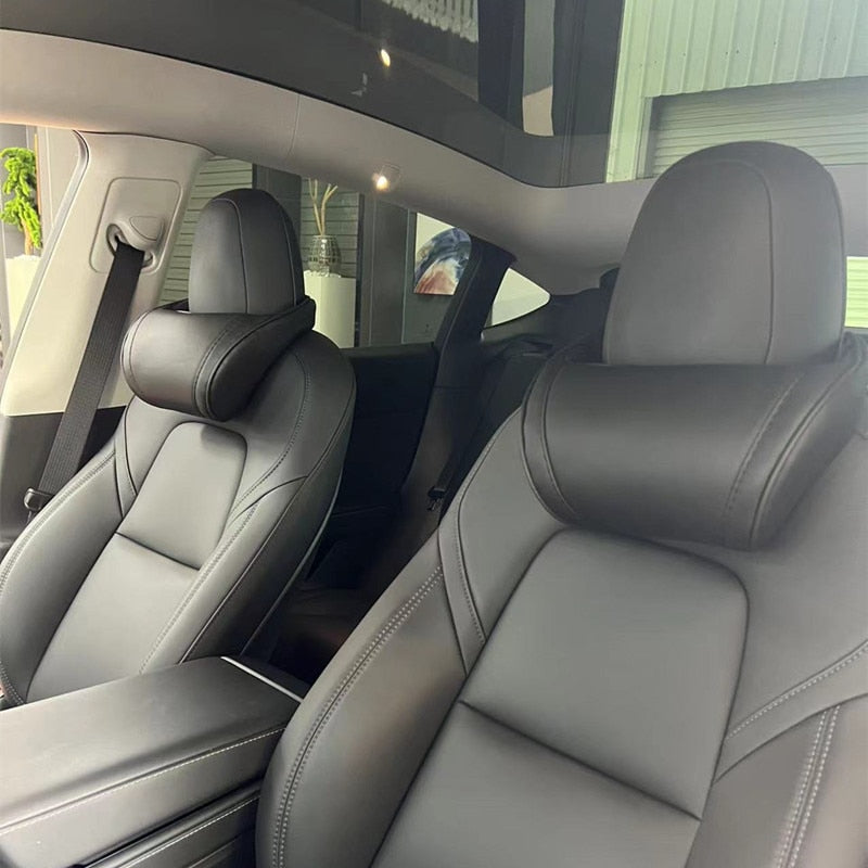 Appui-tête de voiture pour Tesla Model 3 Y X S, oreiller de siège  d'automobile, protection de tête